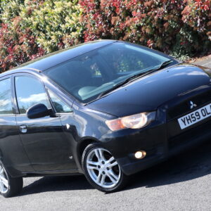 2009 Mitsubishi Colt 1.3cc Petrol Autoamtic 5 Doors Black, 40k Low Mileage, AA Warranty