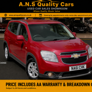 2011 Chevrolet Orlando 1.8 cc Petrol Automatic, 7 Seats, 49k Low Mileage, AA Warranty