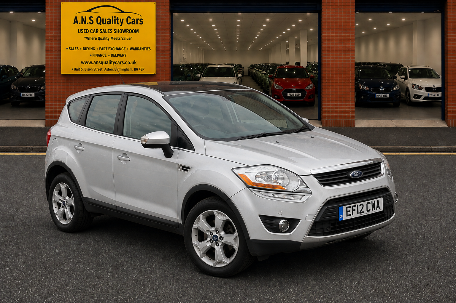 2012 Ford Kuga 2521cc Petrol Automatic 4WD 5 Doors Silver 66k Mileage, AA Warranty & Breakdown Included - Image 3