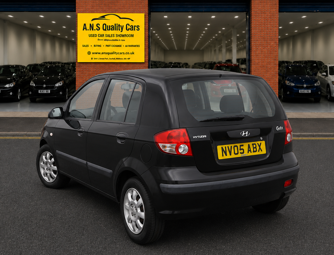 2005 Hyundai Getz 1.3 CDX 5dr, 38k Mileage, Black - Image 3