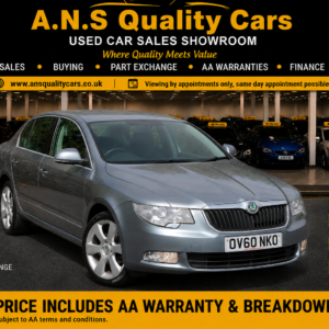 2010 Skoda Superb 1.8cc Petrol Automatic, Elegance Spec, 104K Mileage, Grey, AA Warranty Included