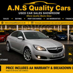 2016 Vauxhall Insignia 1364cc Petrol Manual 5 Doors, SRi NAV spec, 56k Mileage, AA Warranty