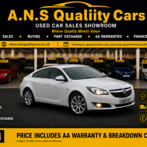 2016 Vauxhall Insignia 1364cc Petrol Manual TechLine spec, 59k Mileage, New Clutch & Timing Chain, AA Warranty