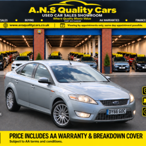 2007 Ford Mondeo 2261cc Petrol Automatic 5 Doors Silver, Titanium spec, 38k Mileage, AA Warranty Included