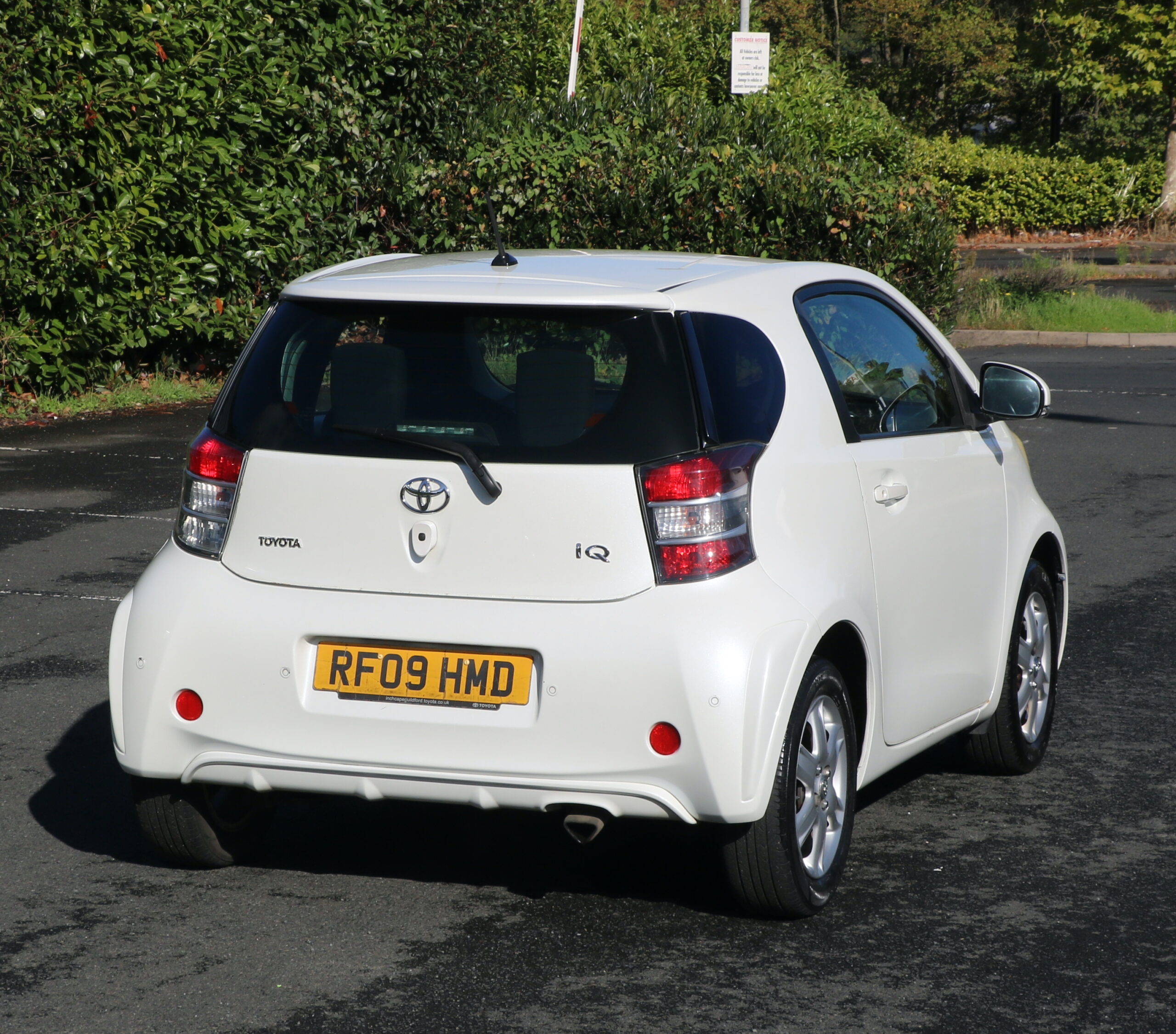 2009 Toyota IQ 998cc Petrol Automatic 3 Doors White, 59k Low Mileage, AA Warranty Included - Image 9