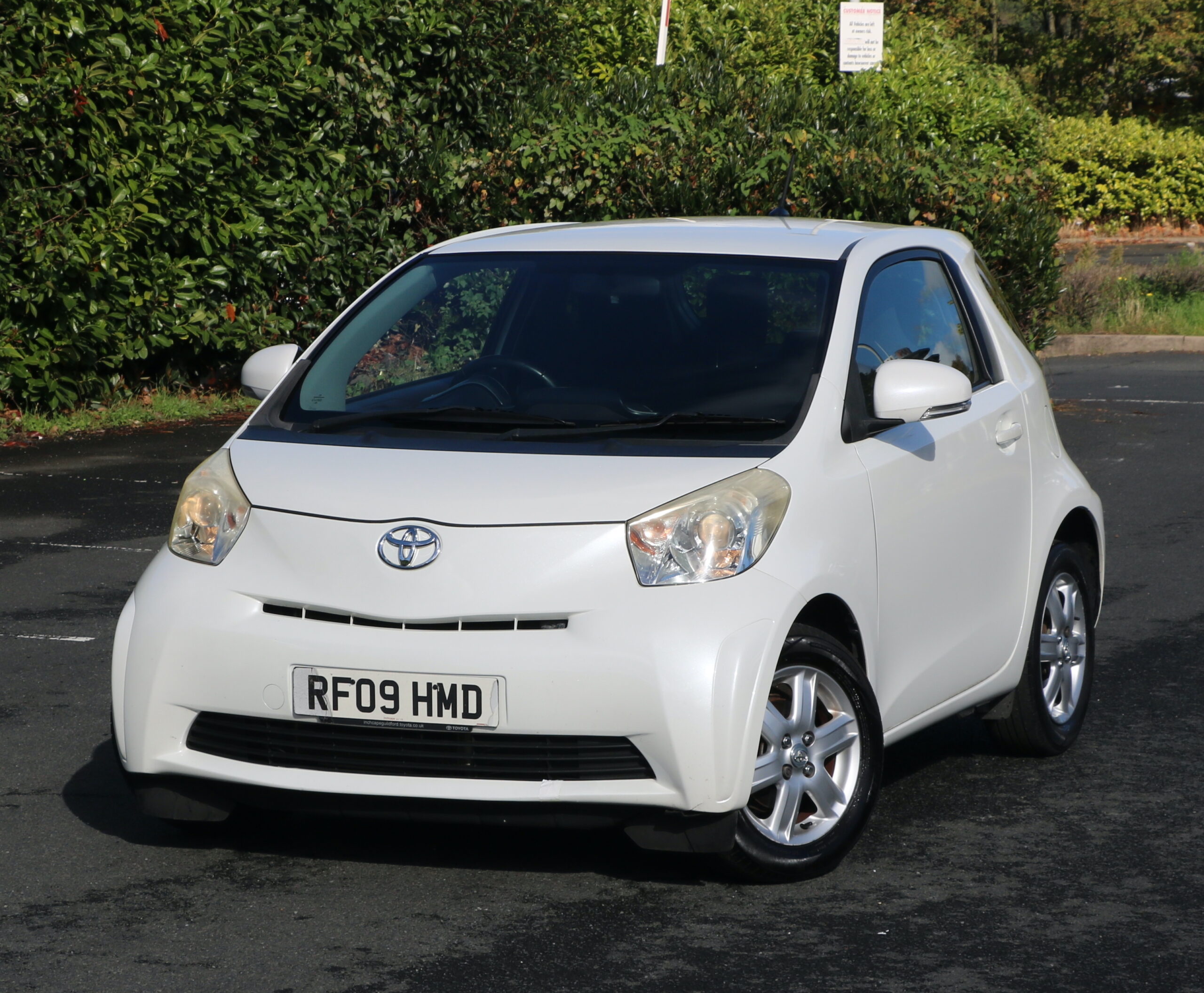 2009 Toyota IQ 998cc Petrol Automatic 3 Doors White, 59k Low Mileage, AA Warranty Included - Image 8